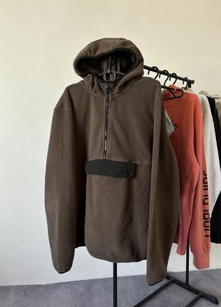 Fleece anorak 1/4 zip fleece hoodies mens