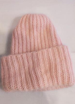 Тепла бавовняна шапка