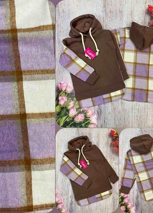 Стильна худі , дуже приємна має натуральну шерстяну нитку , размеры 146,164