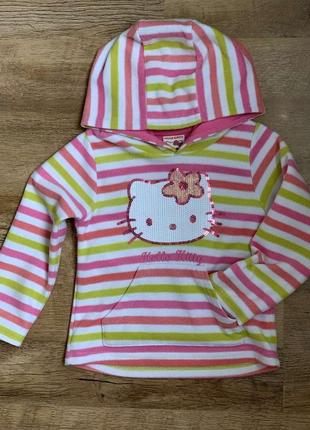 Флісовий реглан "hello kitty" 2-3г/92-98см.