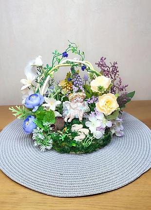 Весняна великодня інтер'єрна композиція подарунок до дня валентина купить