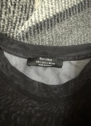 Футболка в сетку bershka4 фото