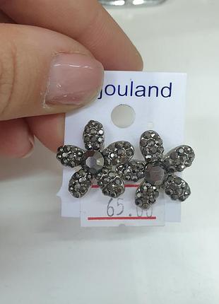 Серьги цветочком