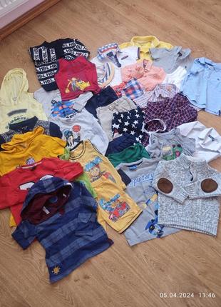 Пакет лот фирменной одежды для мальчика 1,5-4 года1 фото