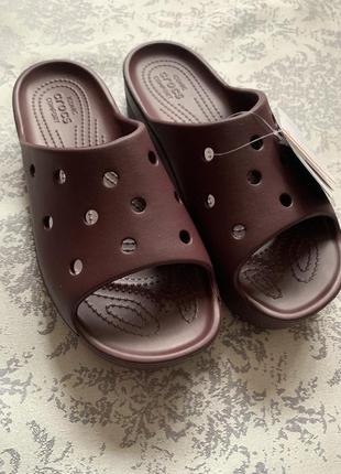 Нові оригінальні тапки ( шльопанці, босоніжки ) crocs 37 - 38 р3 фото