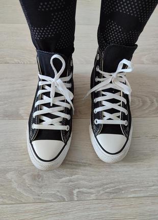 Кеди converse all star високі