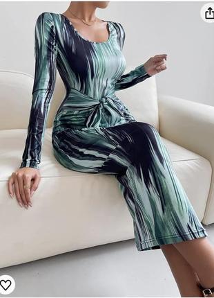 Шикарное длинное платье миди макси