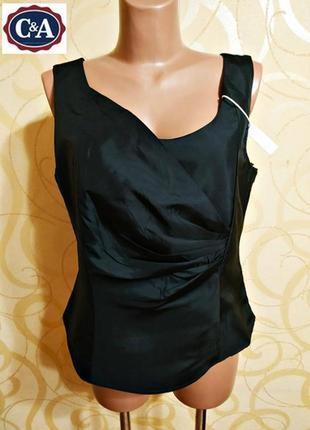 205.стильний якісний топ-блуза універсального голландського бренду c&a.новий, з бірками