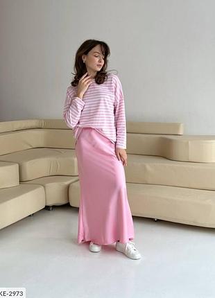 5 цветов длинная атласная юбка5 фото