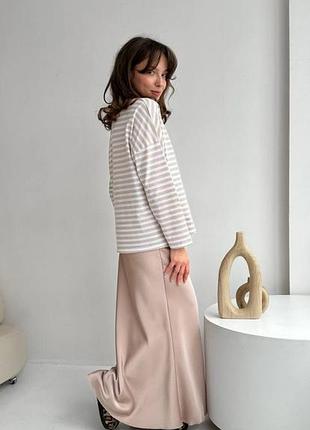 5 цветов длинная атласная юбка4 фото