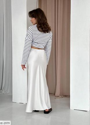 5 цветов длинная атласная юбка8 фото