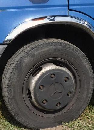 Накладки на арки (4 шт, нерж) для volkswagen lt 1998-2024 гг