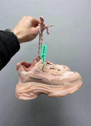 Жіночі кросівки balenciaga triple s clear3 фото