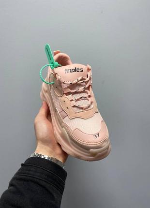 Жіночі кросівки balenciaga triple s clear9 фото