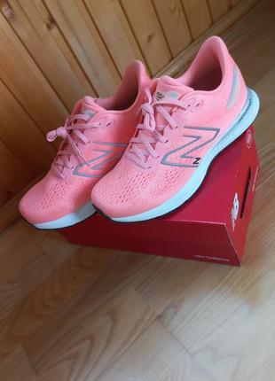 Персиковые кроссовки new balance2 фото