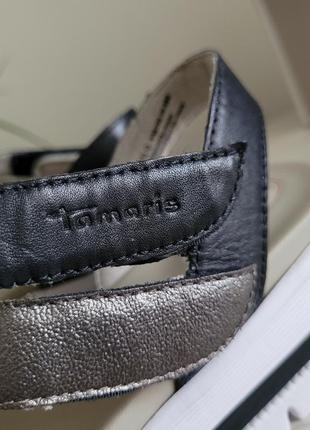 Босоножки кожаные оригинал tamaris гг.38-415 фото