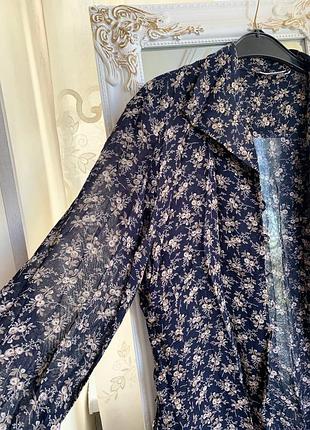 Жіноча блузка, блуза жіноча, стильна блуза, з квітами, легка блуза, оверсайз, вільна