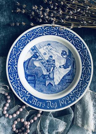 🔥 тарелка 🔥 настенная коллекционная винтаж швеция фарфора