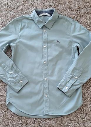 Стильная рубашка h&amp;m 134-140 размера.3 фото