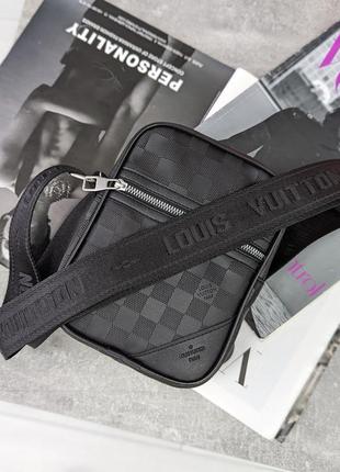 Сумка чоловіча louis vuitton месенджер на плече