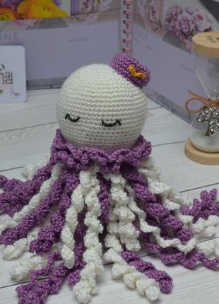 Амігурумі / в'язана іграшка / медуза / морські тварини2 фото
