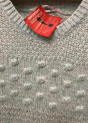 Нереально красивый и стильный брендовый вязаный свитерок.3 фото