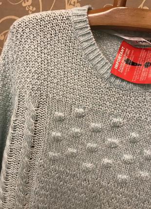 Нереально красивый и стильный брендовый вязаный свитерок.10 фото