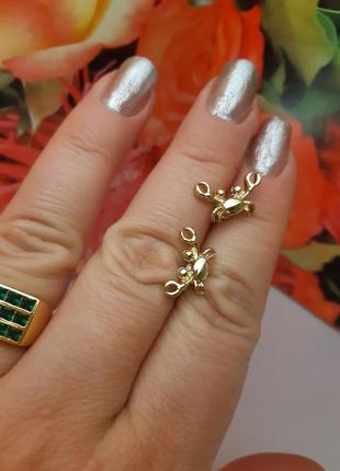 Серьги пусеты великолепные крабы🤗, бижутерия из европы