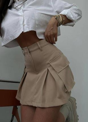 Стильная юбка-шорты vol-2761 фото