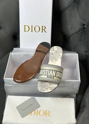 Премиум шлепанцы в стиле dior