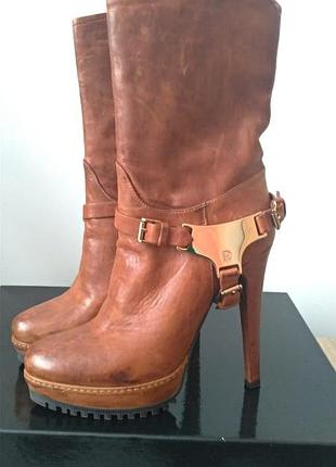 Гарні шкіряні ботильони зроблені в італіі🇮🇹🇮🇹🇮🇹🇮🇹