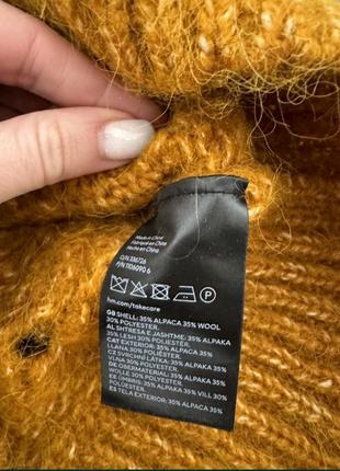 Кофта, свитер брендовый крупной вязки с прорезями5 фото