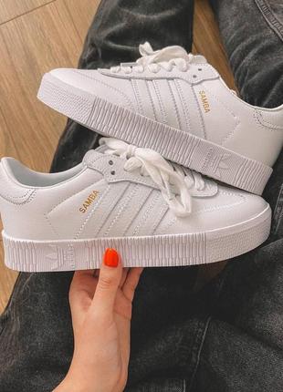 Женские кроссовки adidas samba rose all