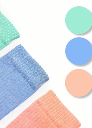 Однотонные носки / высокие носки / женские носки2 фото