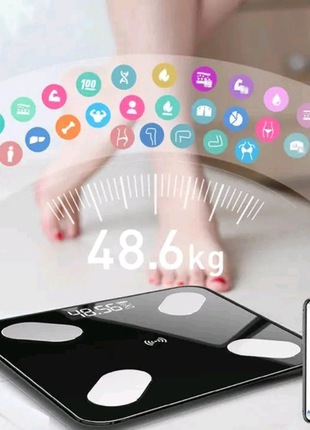 Напольные умные фитнес весы matarix mx-454 app bluetooth смарт ве