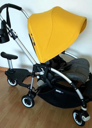 Самая лучшая прогулочная коляска bugaboo bee5 шасси black