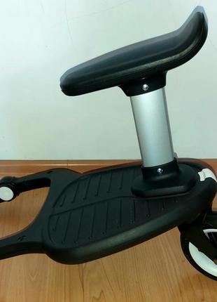 Самая лучшая прогулочная коляска bugaboo bee5 шасси black