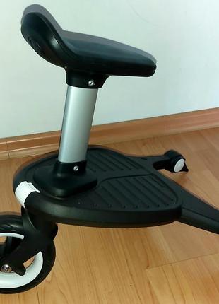 Самая лучшая прогулочная коляска bugaboo bee5 шасси black