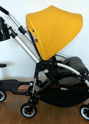 Самая лучшая прогулочная коляска bugaboo bee5 шасси black