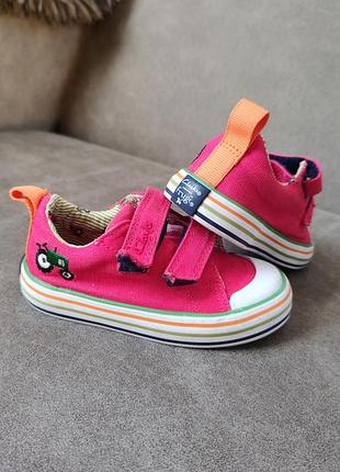 Кеды на липучках с тракторцем