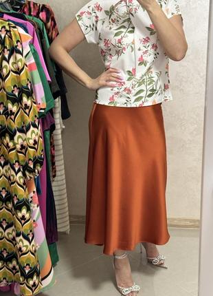 Женская блуза на цветы. размер с/м oasis2 фото