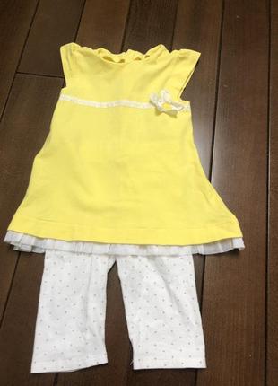 Костюм {футболка+бриджи} 80см