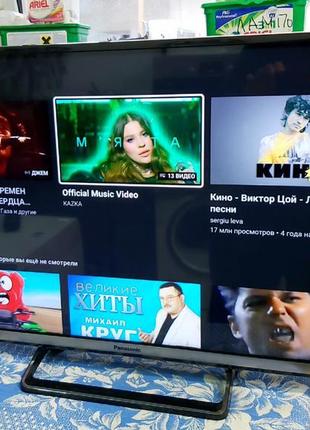 Смарт телевизор 32 дюйма панасоник panasonic tx-32dsf607 80 см