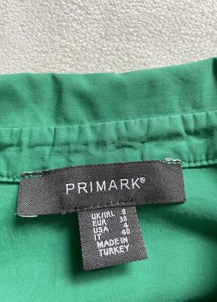 Зеленая рубашка блуза primark2 фото