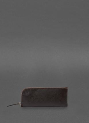 Шкіряна кишенькова ключниця 5.0 темно-коричнева2 фото