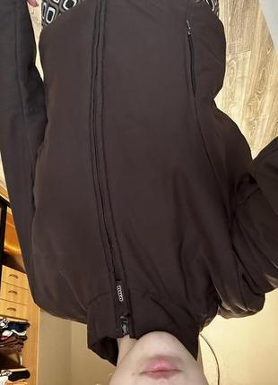 Весеннее-осенние курточки шоколадного цвета3 фото