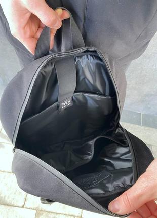 Чоловічий, жіночий рюкзак для ноутбука, міський, чорний, великий6 фото