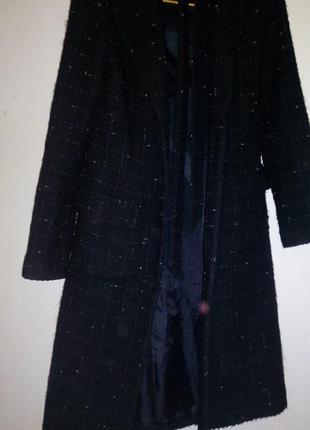 Пальто кашемировое с поясом1 фото