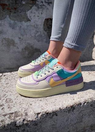 Жіночі кросівки nike air force 1 shadow pale ivory