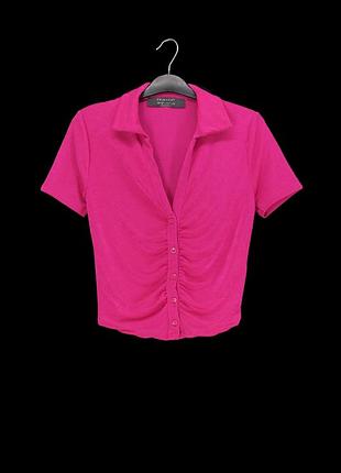 Топ на пуговицах "primark" фуксия, uk6-8/eur34-36.